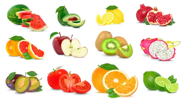 Collage di frutta — Foto Stock