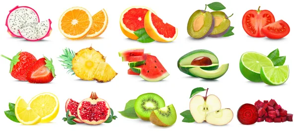 Collage de frutas — Foto de Stock