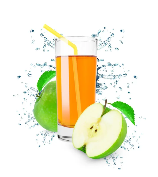 Jugo de manzana —  Fotos de Stock