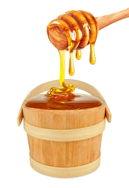 Egy vödör méz — Stock Fotó
