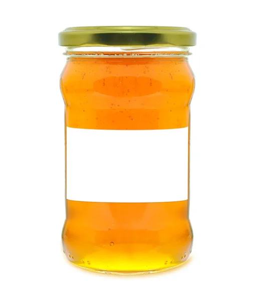 瓶の中の蜂蜜 — ストック写真