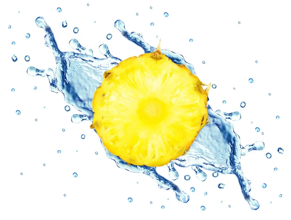 Pineapple splash — Stock Photo, Image