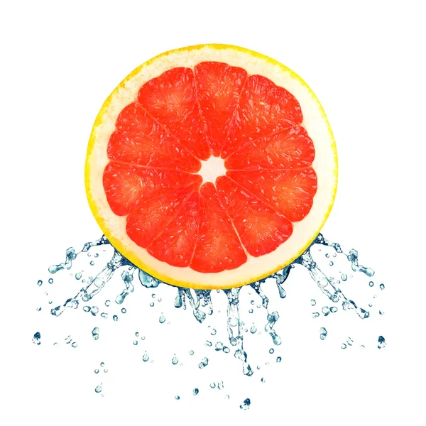 Grapefruit splash — Stockfoto