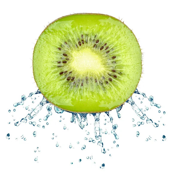 Kiwi splash — Stockfoto