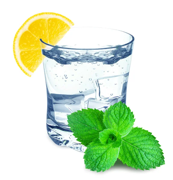 Agua con limón — Foto de Stock