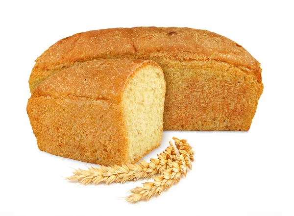 Brood en oren van tarwe — Stockfoto