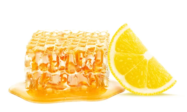 Honey and lemon — Stock Photo, Image