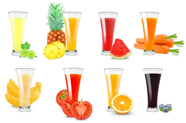 Fruit and vegetable juice — Stock Photo, Image