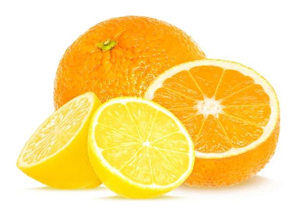 Orange and lemon — Stock Photo, Image