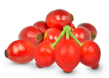 kuşburnu izole beyaz