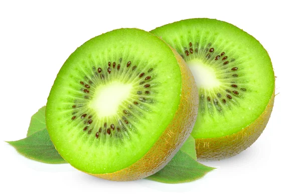 Kiwi isolerade vit — Stockfoto