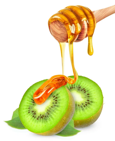 Kiwi en honing — Stockfoto