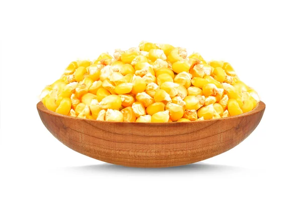 Kukuřice, samostatný bílá — Stock fotografie
