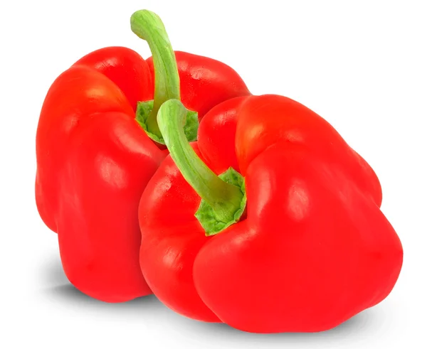 Κόκκινη πιπεριά απομονωθεί — Φωτογραφία Αρχείου