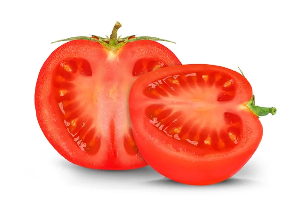 Tomates brancos isolados — Fotografia de Stock