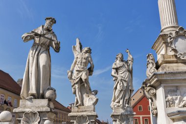 Plague Column statues in Maribor, Slovenia clipart