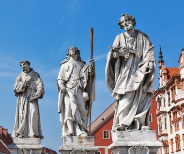 Plague Column statues in Maribor, Slovenia clipart
