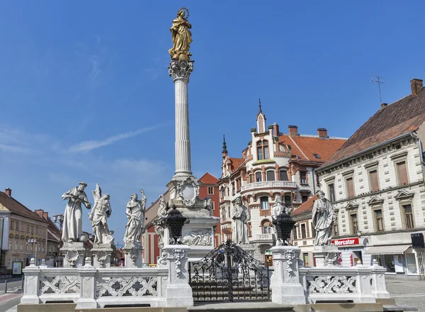 Dżuma kolumna w Maribor, Słowenia — Zdjęcie stockowe