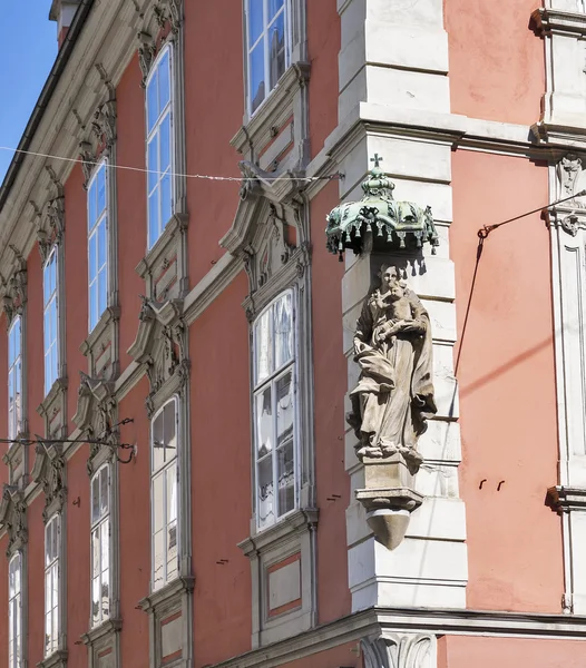 Architectuur van de oude stad in Graz, Stiermarken, Oostenrijk. — Stockfoto