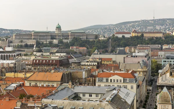 Luchtfoto van de stad van Budapest, Hongarije — Stockfoto