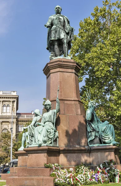 Estátua de Istvan Szechenyi em Budapeste, Hungria . — Fotografia de Stock
