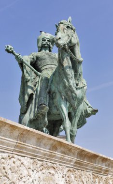 Millennium Anıtı kahramanlar Meydanı, Budapeşte, Macaristan.