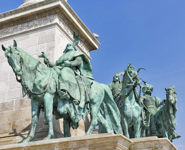 Millennium Memorial in Boedapest, Hongarije. — Stockfoto