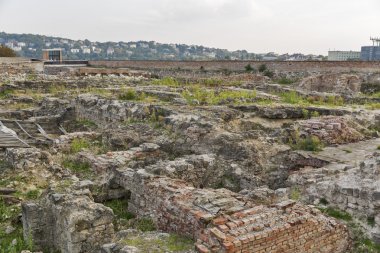 Budapeşte kale Ortaçağ kalıntıları