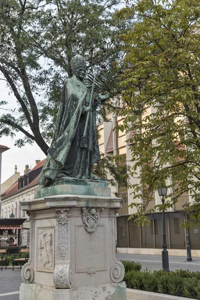 Statue des unschuldigen Papstes in Budapest — Stockfoto