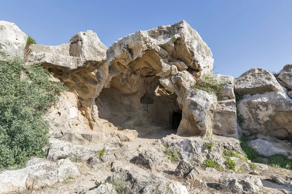 Tombe dei Re a Paphos su Cipro — Foto Stock