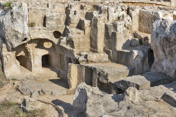 Tombe dei Re a Paphos su Cipro — Foto Stock