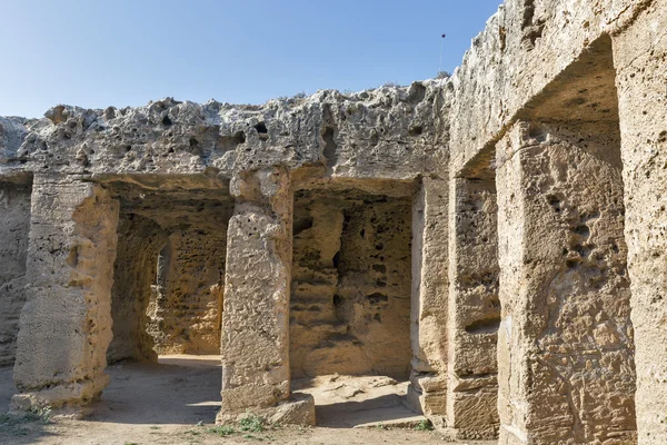 Tumbas de los Reyes en Pafos en Chipre — Foto de Stock