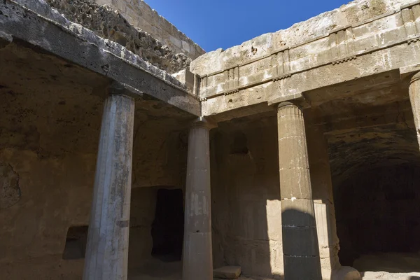 Tumbas de los Reyes en Pafos en Chipre — Foto de Stock