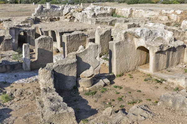 Tombe dei Re a Paphos su Cipro — Foto Stock