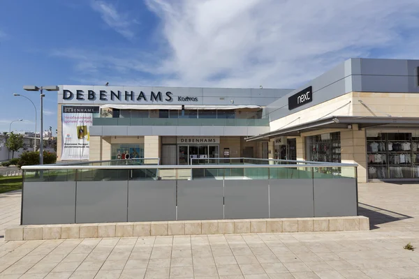 Paphos bevásárlóközpont Debenhams, Ciprus — Stock Fotó