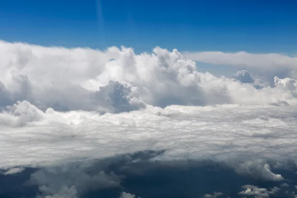 Aerial view of white clouds Stock Image