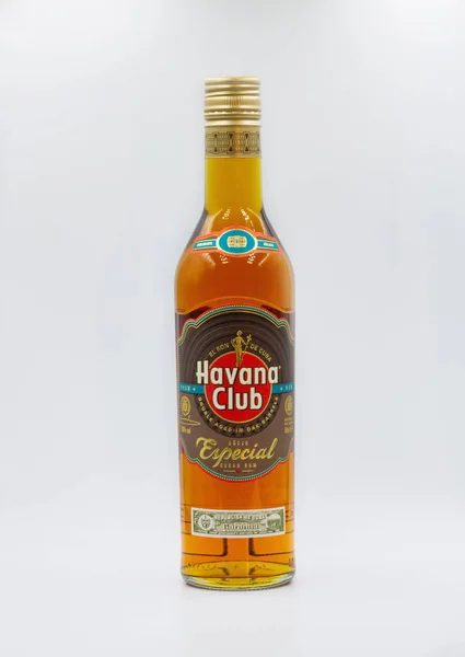 Kyiv Ucraina Dicembre 2020 Ripresa Studio Della Bottiglia Speciale Rum — Foto Stock
