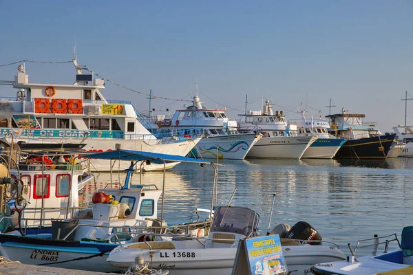 Ayia Napa Chypre Mai 2021 Navires Bateaux Amarrés Dans Port — Photo