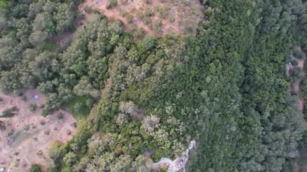 Drohnenblick Über Besucher Der Aussichtsplattform Kaisers Throne Der Westküste Insel — Stockvideo