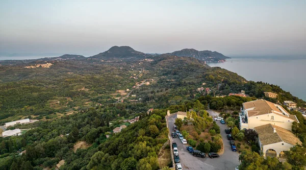 Vista Aérea Drone Trono Kaisers Por Sol Sobre Costa Ocidental — Fotografia de Stock