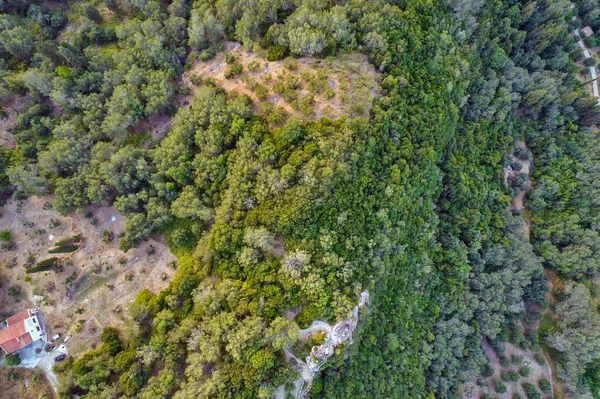 Vue Aérienne Sur Drone Les Personnes Visitant Attraction Touristique Populaire — Photo