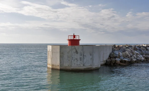 Marina di pisa liman feneri — Stok fotoğraf