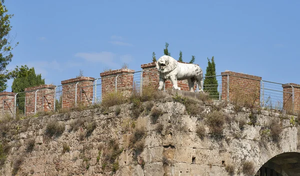 Pisa, Toscana, Italia. Nuove mura della città . — Foto Stock