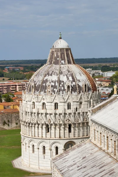 Baptysterium w Pizie i katedry Duomo, Toskania, Włochy — Zdjęcie stockowe