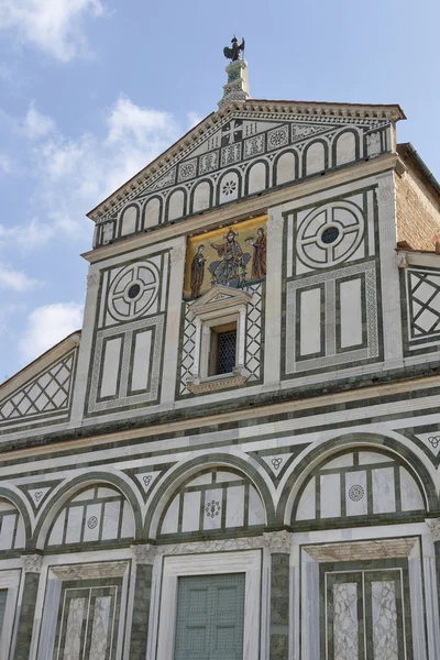 Bazylika San Miniato al Monte w Florencja, Włochy — Zdjęcie stockowe