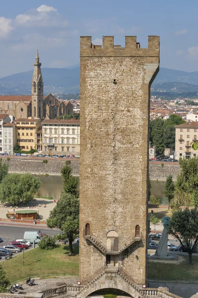Torre San Niccolo and Florence cityscape, Italy — Stock Photo, Image