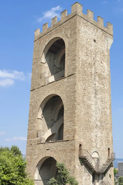 Torre san niccolo ve Florencii, Itálie — Stock fotografie