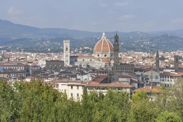 佛罗伦萨，意大利 Duomo 大教堂与城市景观 — 图库照片