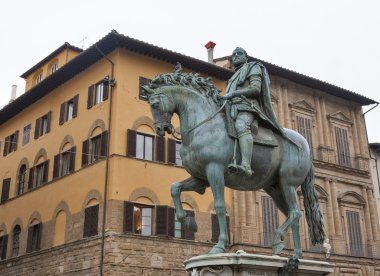 Binici Cosimo Medici Gianbologna Floransa'da heykel