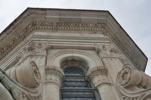 Górnym fragmencie Basilica di Santa Maria del Fiore we Florencji — Zdjęcie stockowe